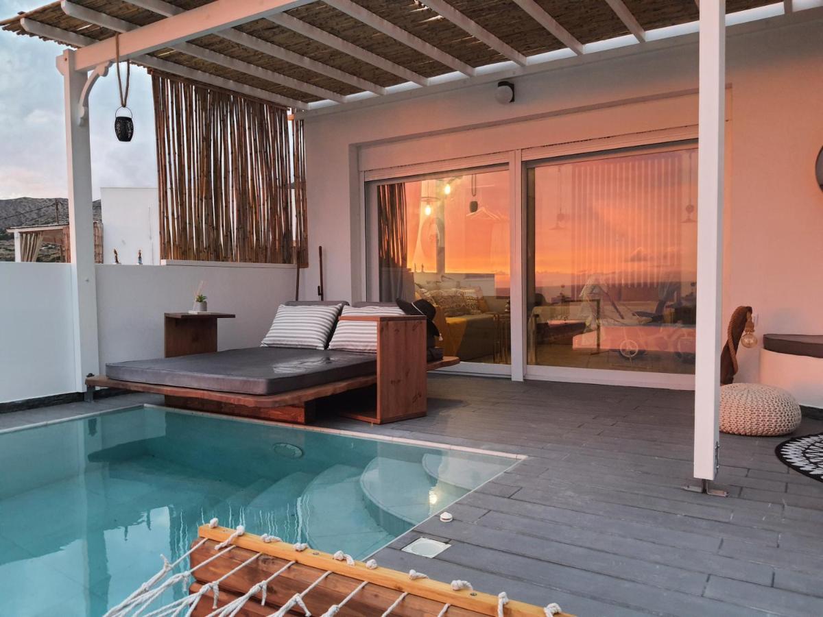 Tramonto Luxury Villa No2 - Breathtaking Sunset View Foinikion Luaran gambar