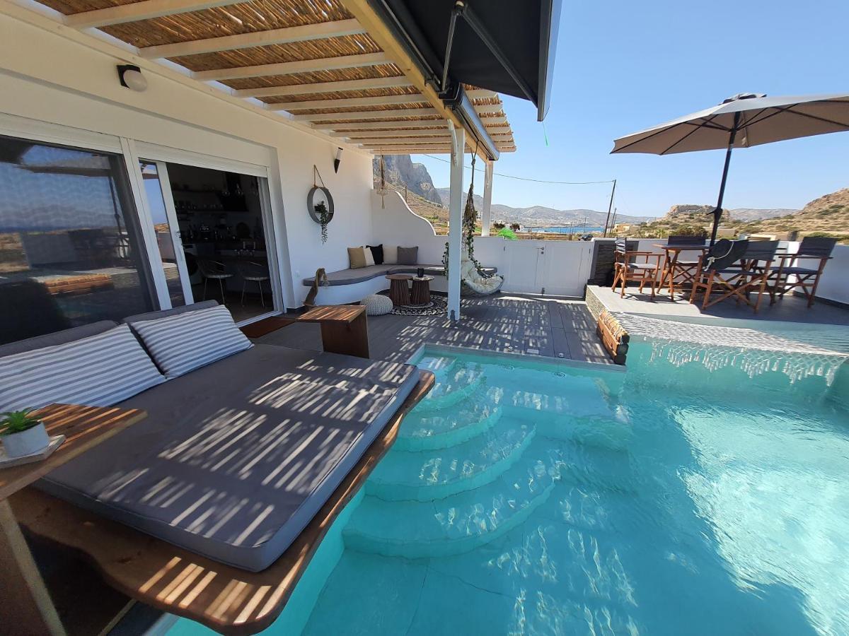 Tramonto Luxury Villa No2 - Breathtaking Sunset View Foinikion Luaran gambar