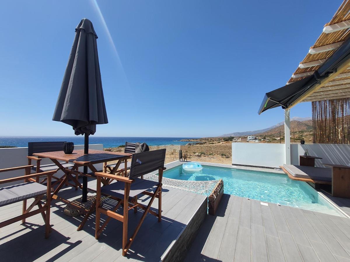Tramonto Luxury Villa No2 - Breathtaking Sunset View Foinikion Luaran gambar