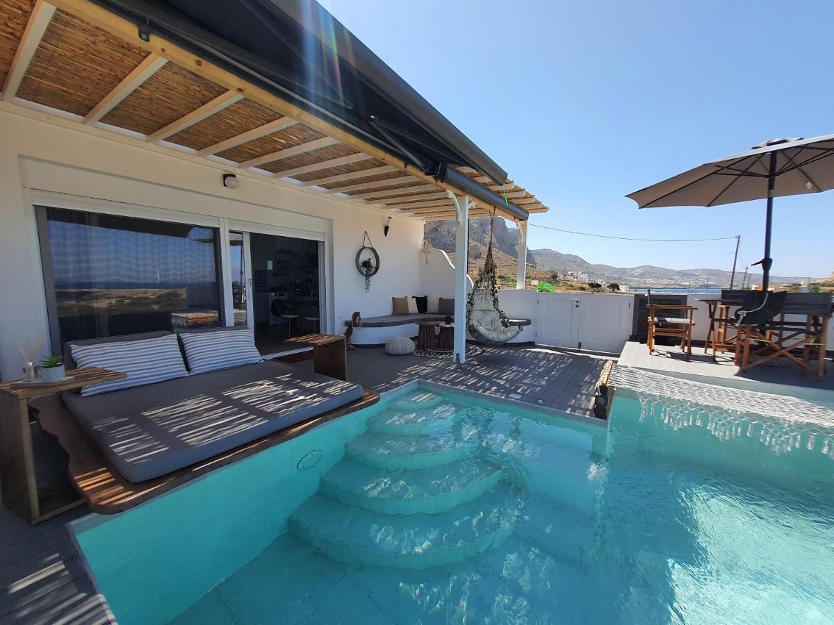 Tramonto Luxury Villa No2 - Breathtaking Sunset View Foinikion Luaran gambar